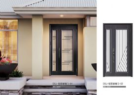 2021德斯杰安全门DSJ-铝艺玻璃门-01