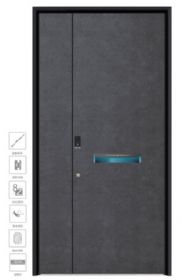 2021德斯杰安全门DSJ-300-8仿古岩石灰5号